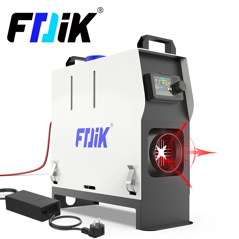 FDIK 8 kW nagrzewnica diesel 12/24/230 V z Bluetooth
