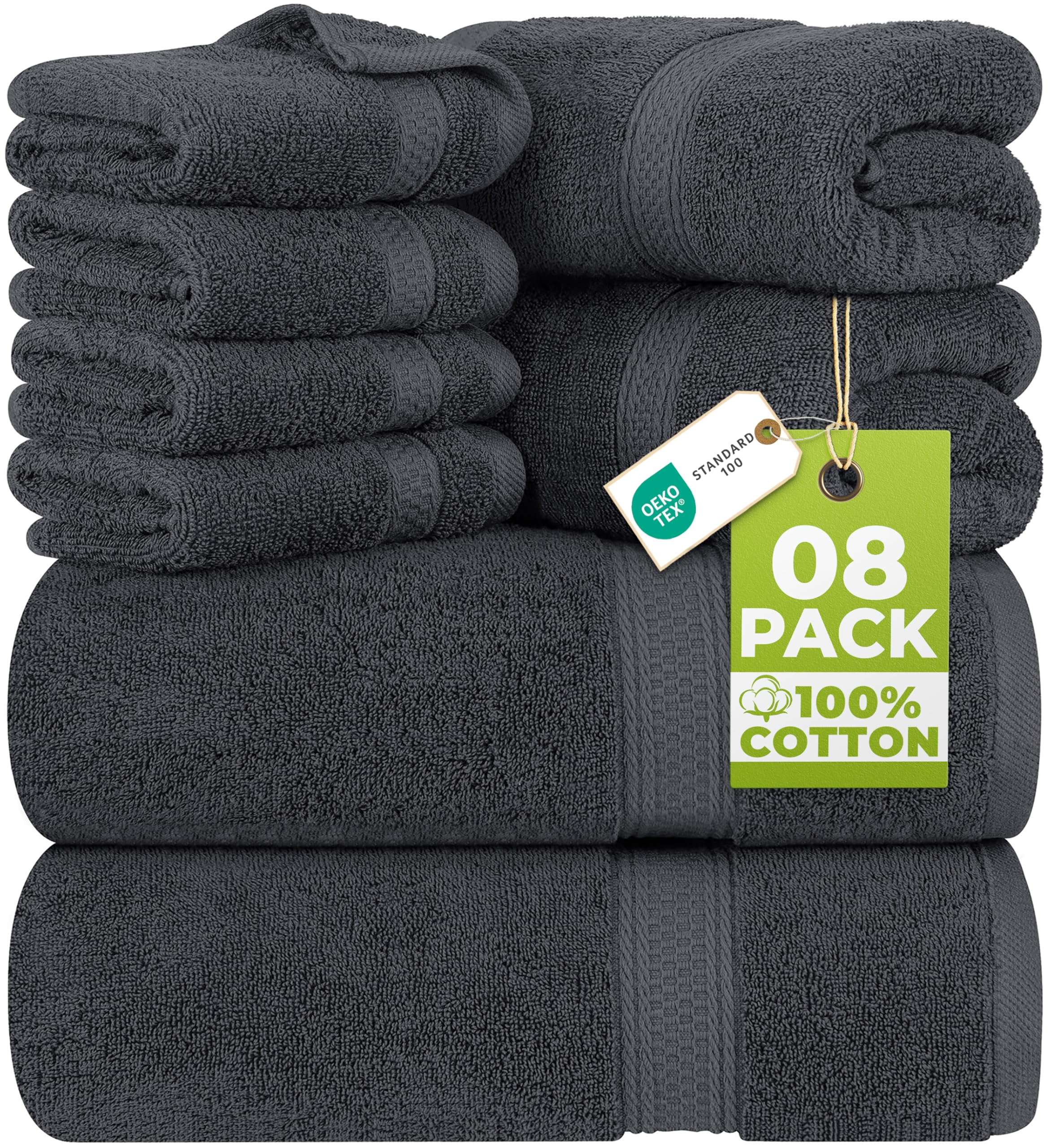 Zestaw 8 bawełnianych ręczników Utopia Towels - bardzo dobra cena! 🔥