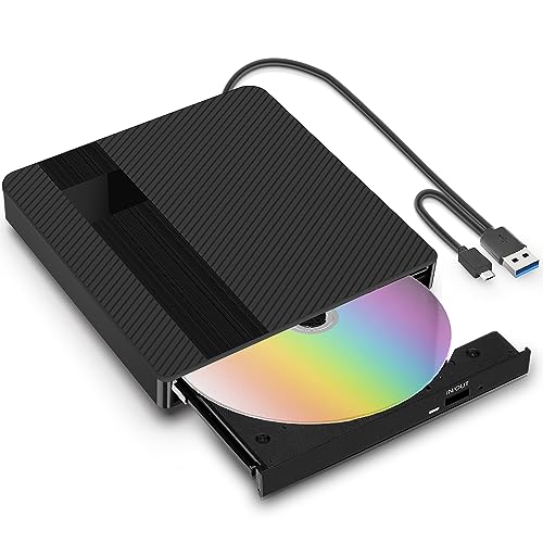 BNEHHOV zewnętrzny napęd CD/DVD USB 3.0 + USB-C