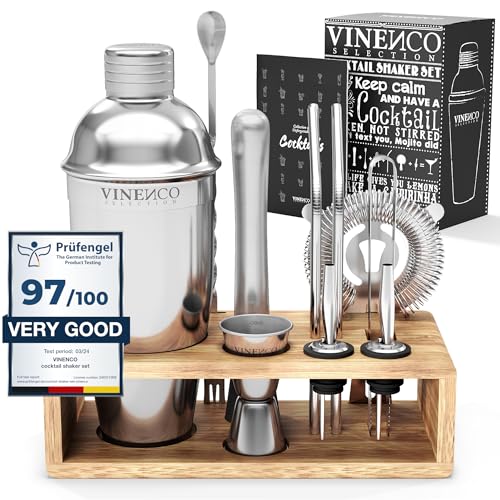 Vinenco zestaw barmański 13 elementów z shakerem 700 ml