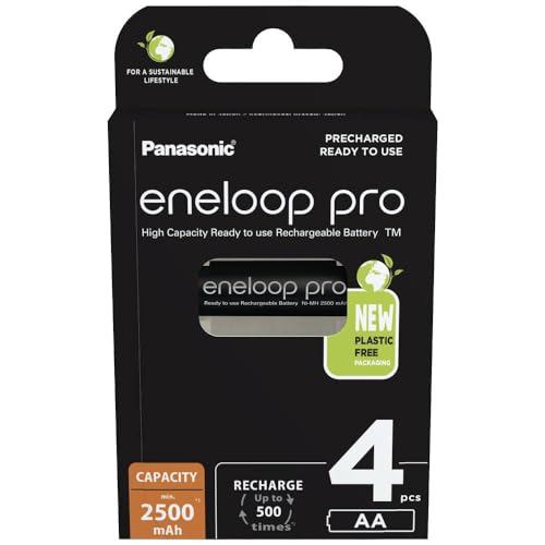 Panasonic Eneloop Pro BK-3HCDE/4BE akumulatory AA 2500 mAh, 4 szt.