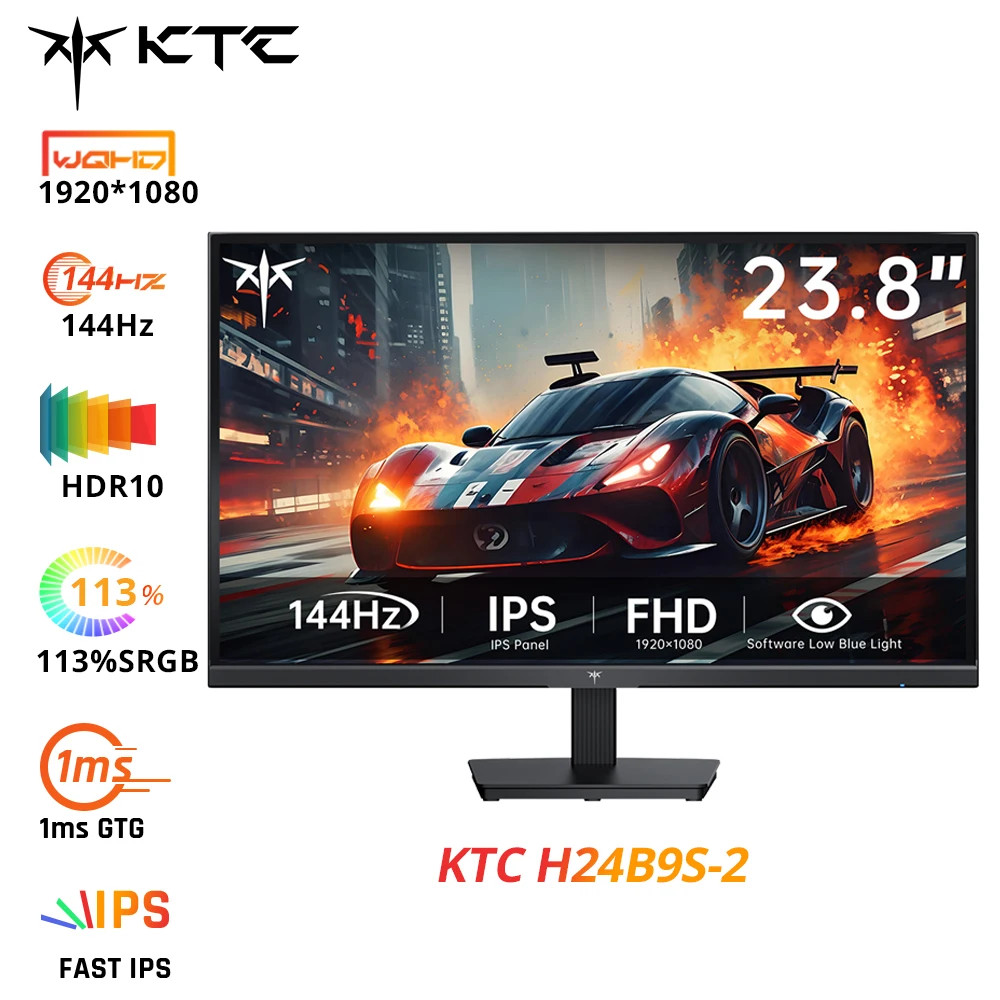 KTC H24B9S-2 monitor gamingowy 23,8" Fast IPS Full HD 144 Hz