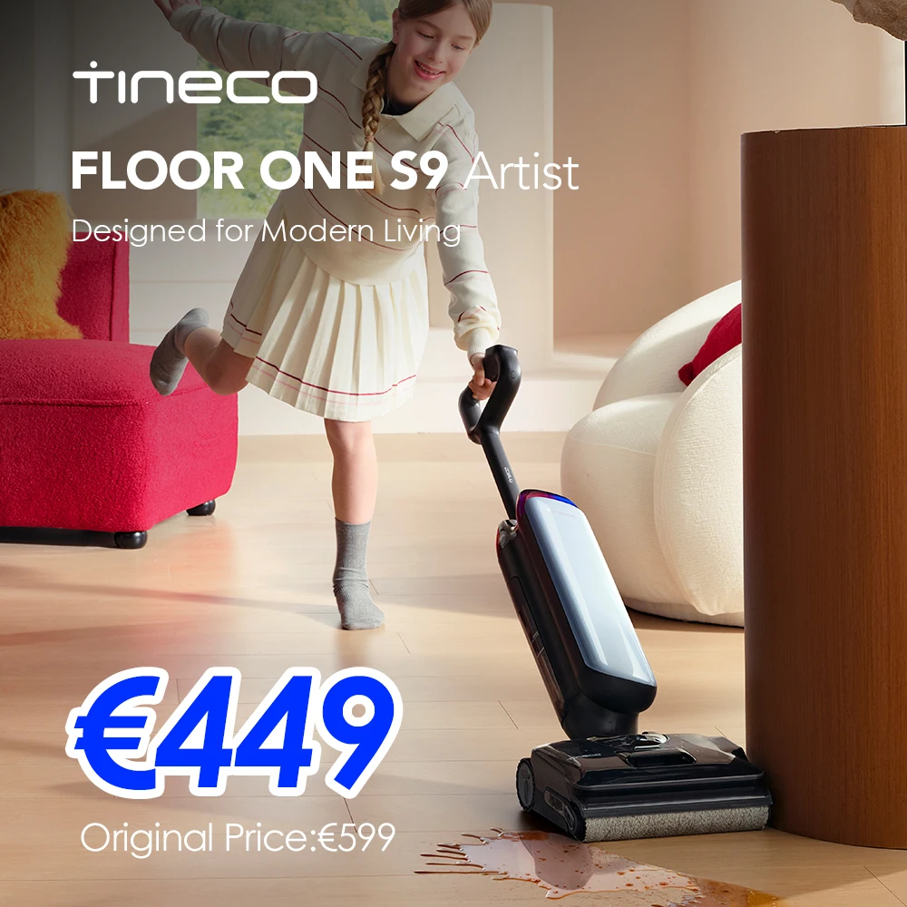 Tineco Floor One S9 Artist – odkurzacz myjący 22kPa!