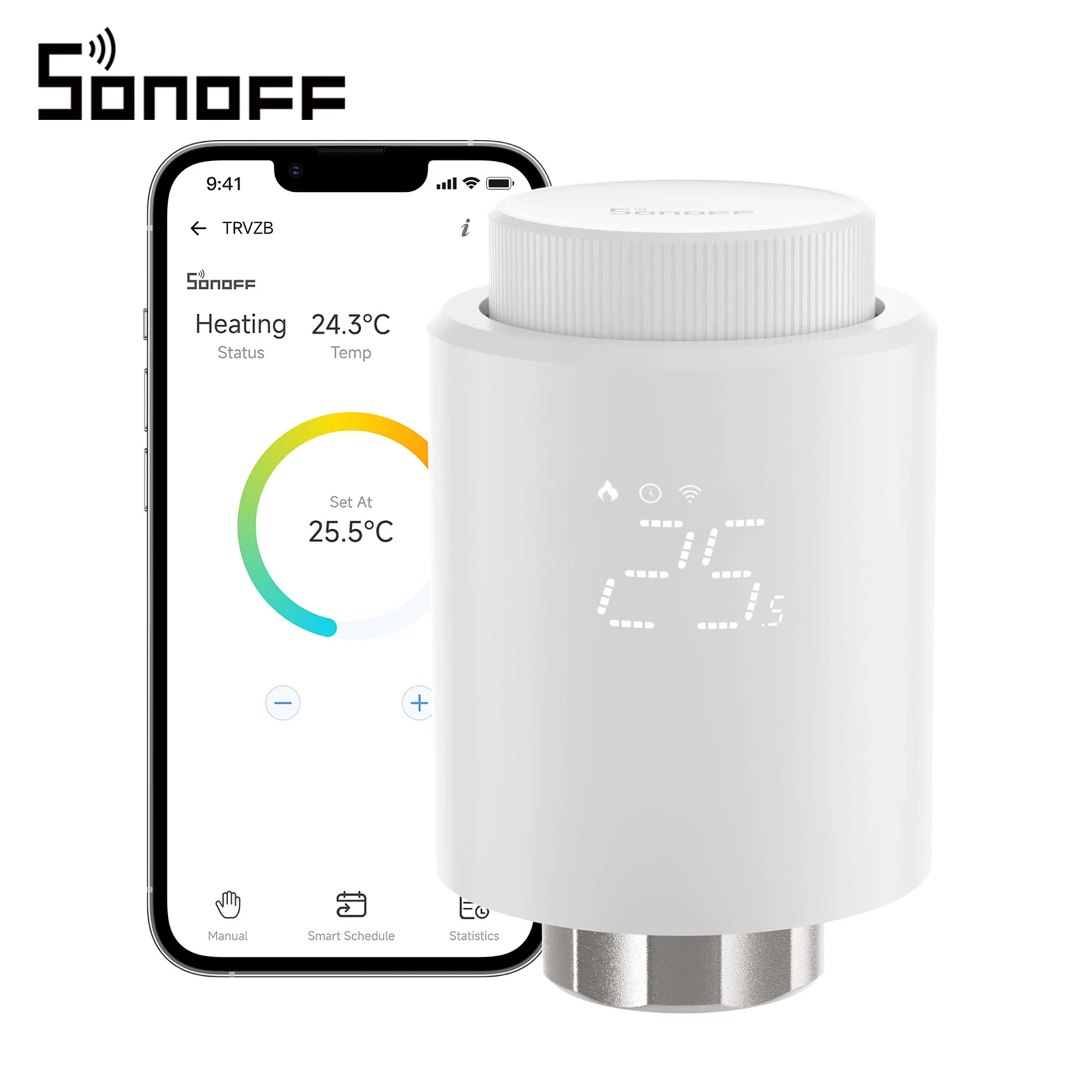 SONOFF TRVZB – inteligentna głowica termostatyczna Zigbee