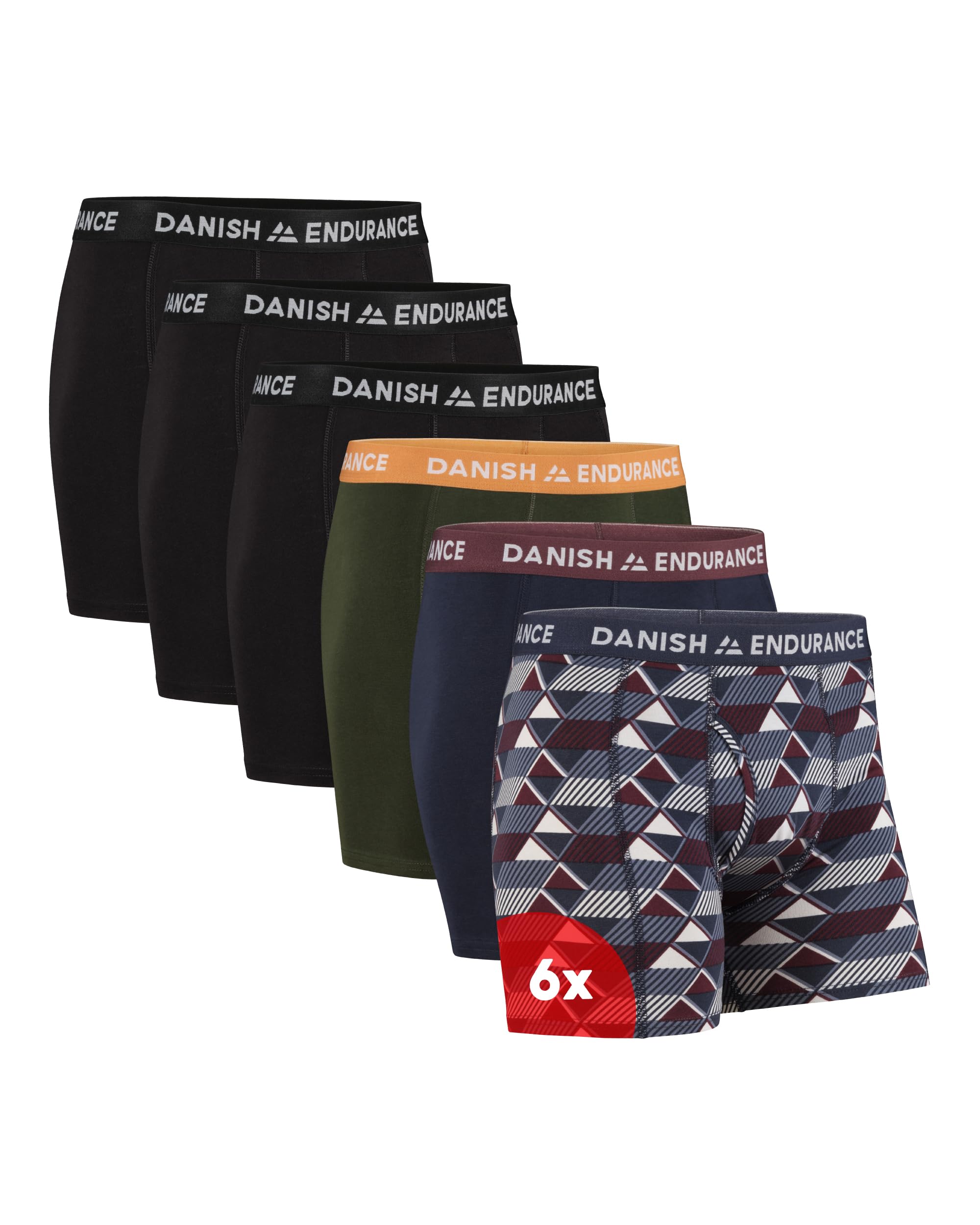 6 par męskich bokserek DANISH ENDURANCE za 69,95zł!
