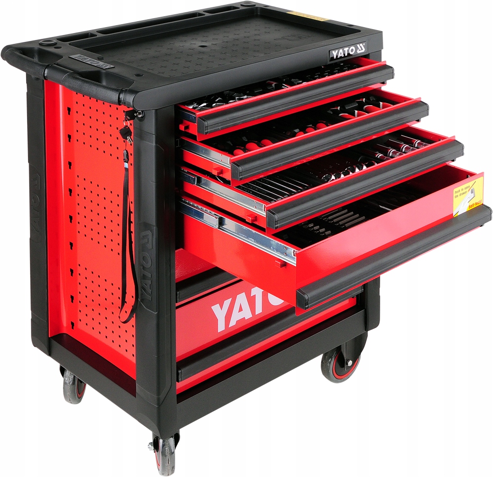 Yato YT-5530 wózek narzędziowy 177 elementów z 6 szufladami