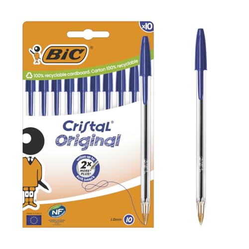 BIC Cristal Original – 10 niebieskich długopisów