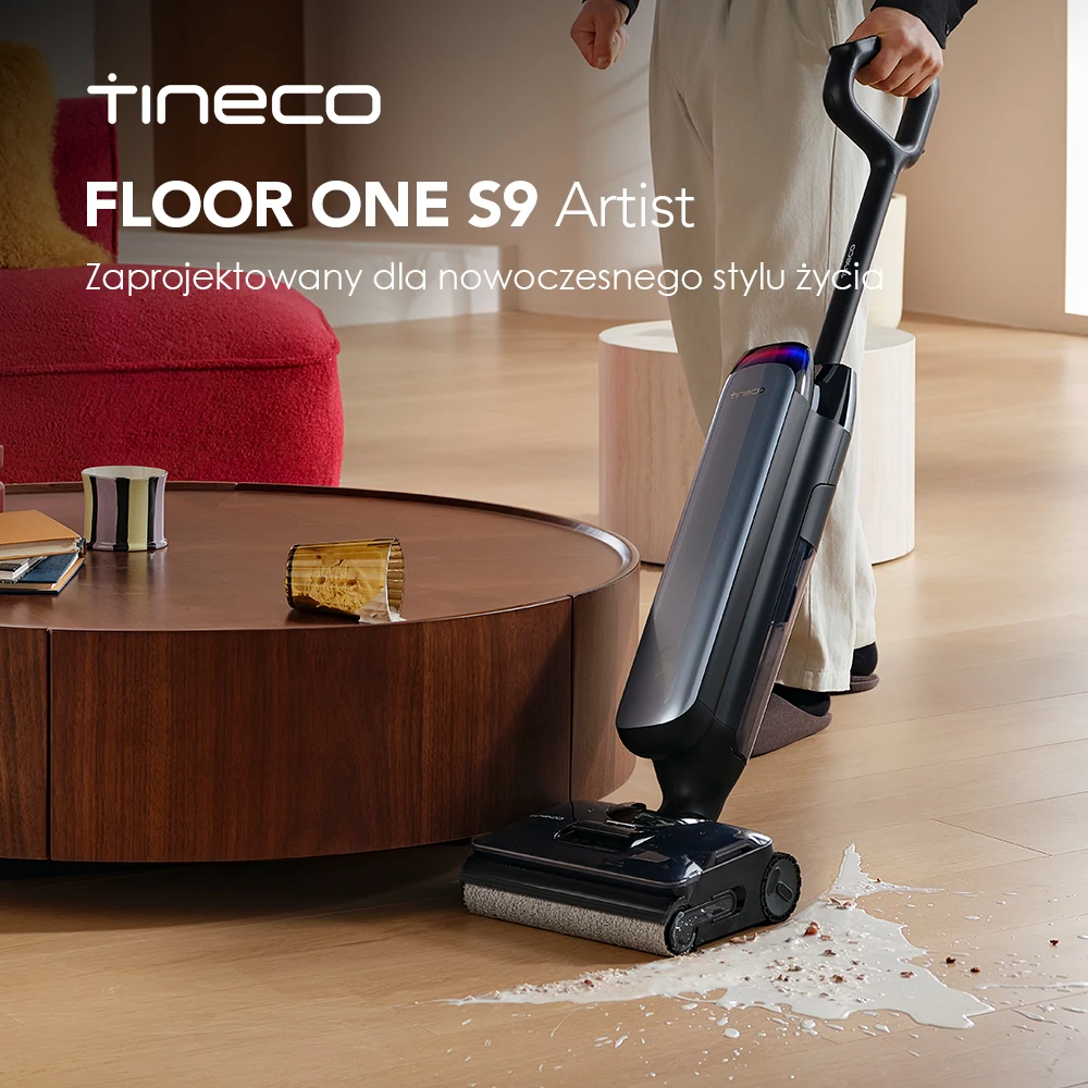 Tineco Floor One S9 Artist – odkurzacz myjący 22kPa!