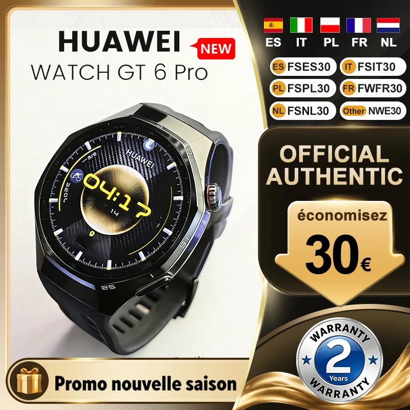 HUAWEI Watch GT 6 Pro 46 mm smartwatch AMOLED 1,47"