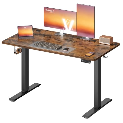 VASAGLE LSD312KD03 biurko elektryczne 120×60 cm z pamięcią 4 wysokości