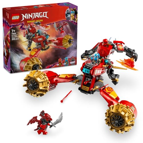 LEGO NINJAGO 71830 Burzowy jeździec-mech Kaia 333 elementy