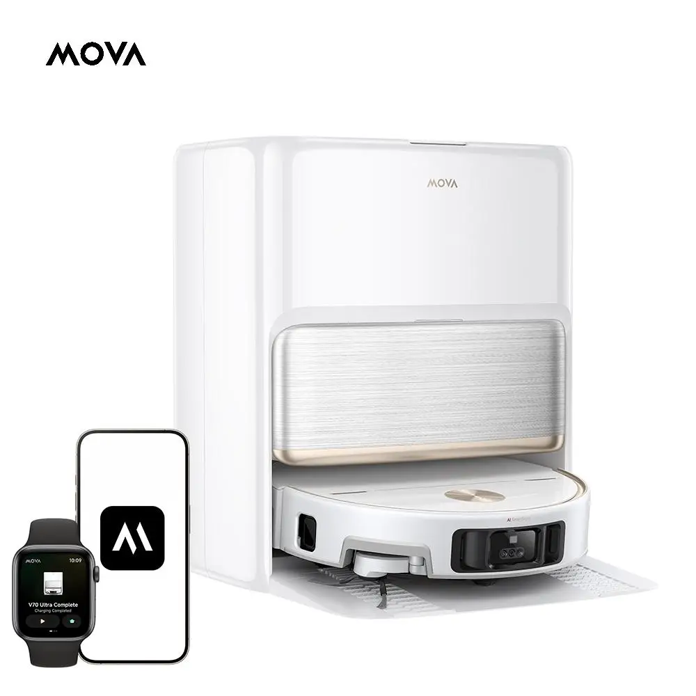 MOVA V70 Ultra Complete robot sprzątający 42 000 Pa z automatycznym mopowaniem