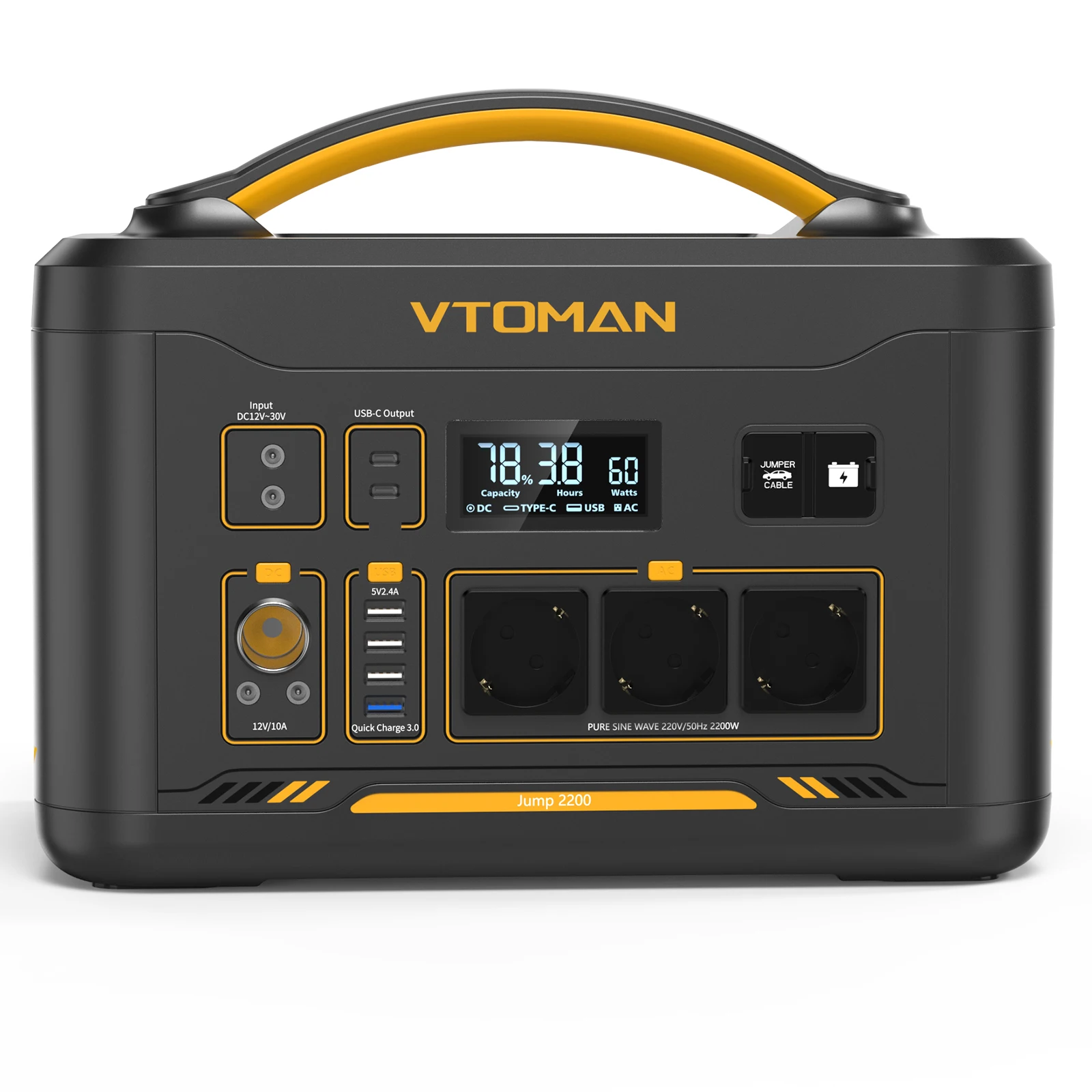 VTOMAN JUMP 2200 stacja zasilania 1548Wh 2200W