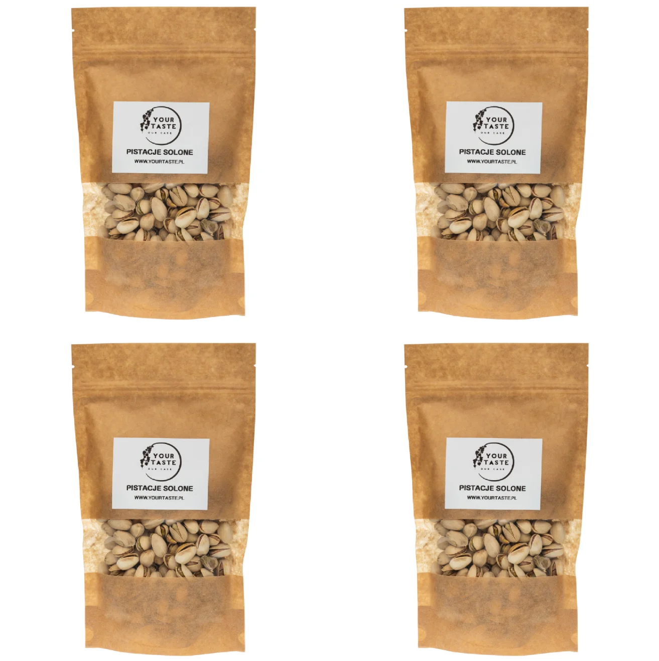 Your Taste pistacje solone 4×500g – zestaw 2 kg