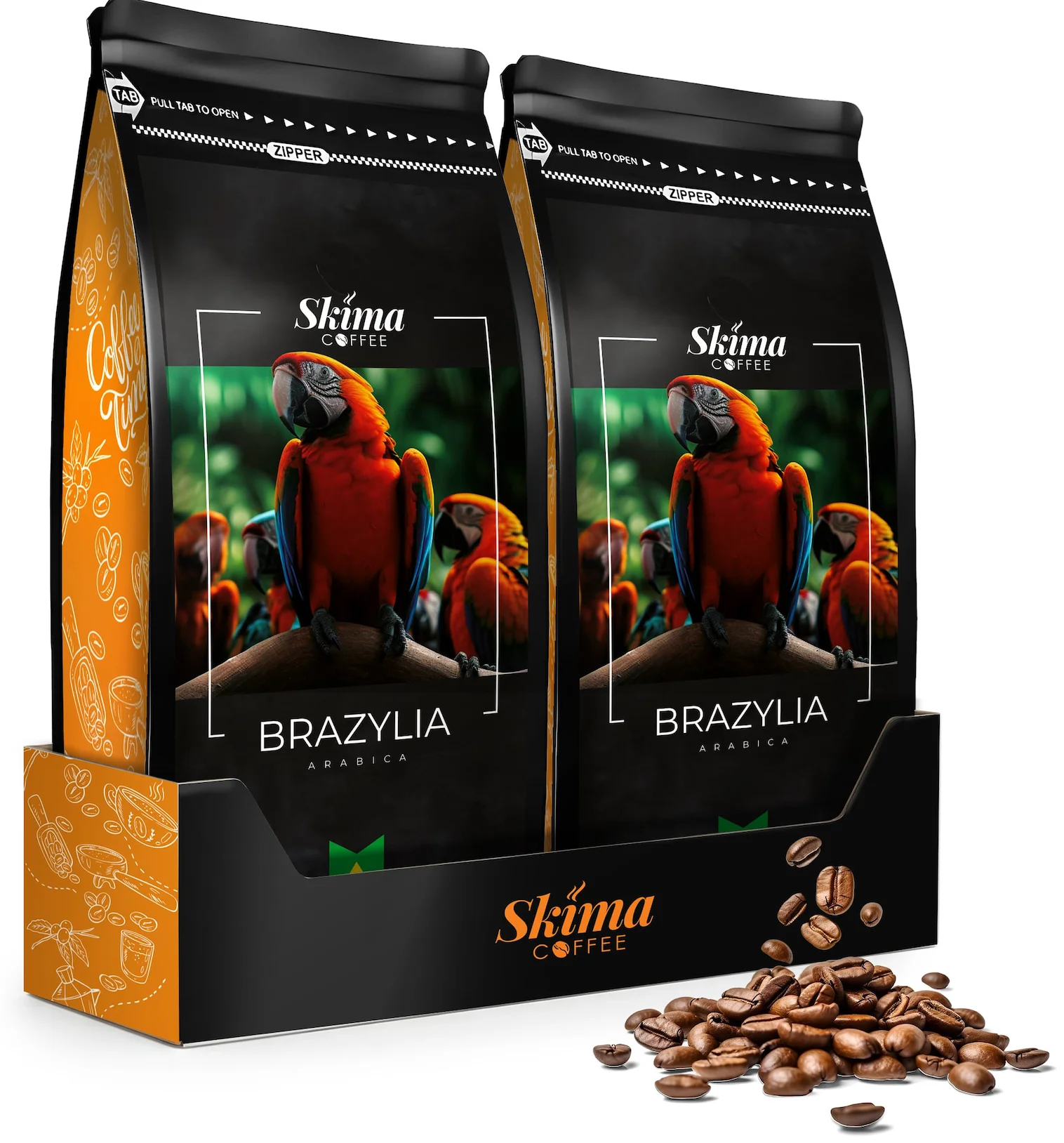 2kg pysznej kawki SKIMA Brazylia!