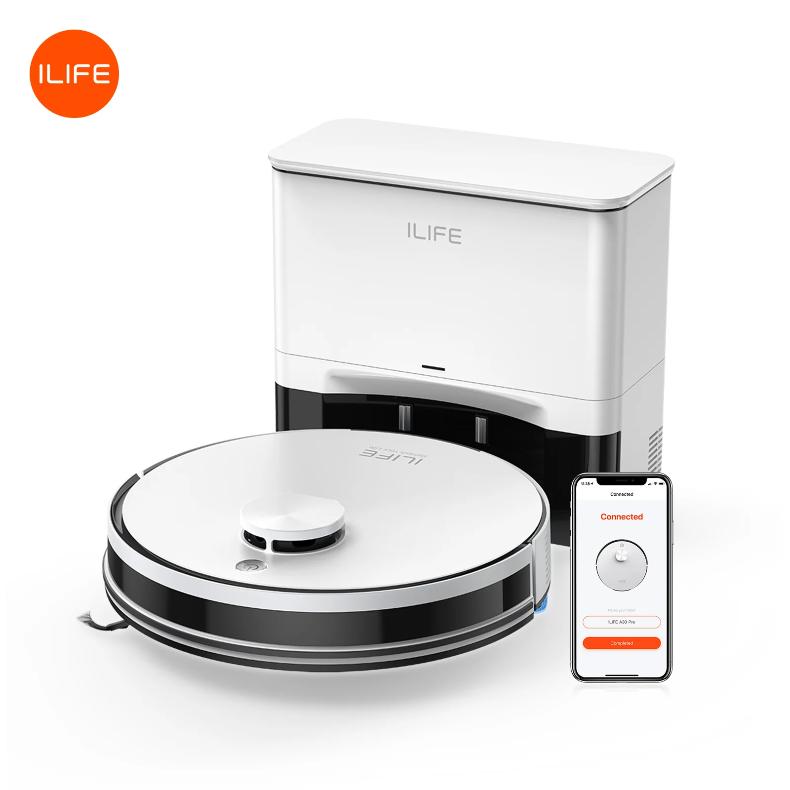 Hitowy robot odkurzający ILIFE A30 PRO z bazą na brud! 🙂