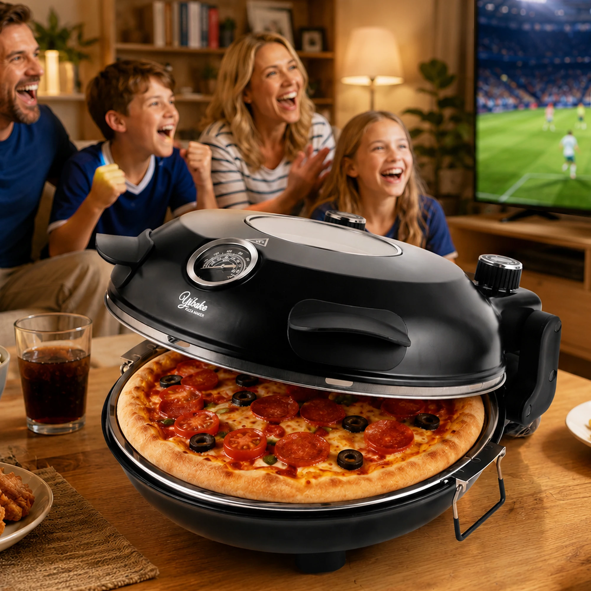 Elektryczny piec do pizzy Klaif 420°C z kamieniem!